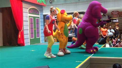 barney on stage.